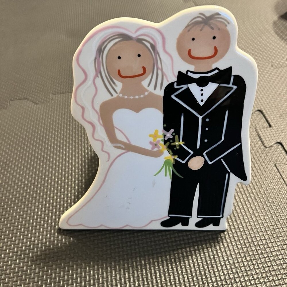 Coton Colors Happy Everything Big Bride & Groom Attachment, Large, 6.75" x 7.5"